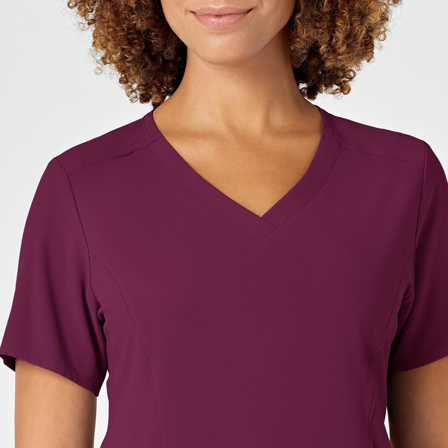 Casacca donna 6134 scollo a V wine