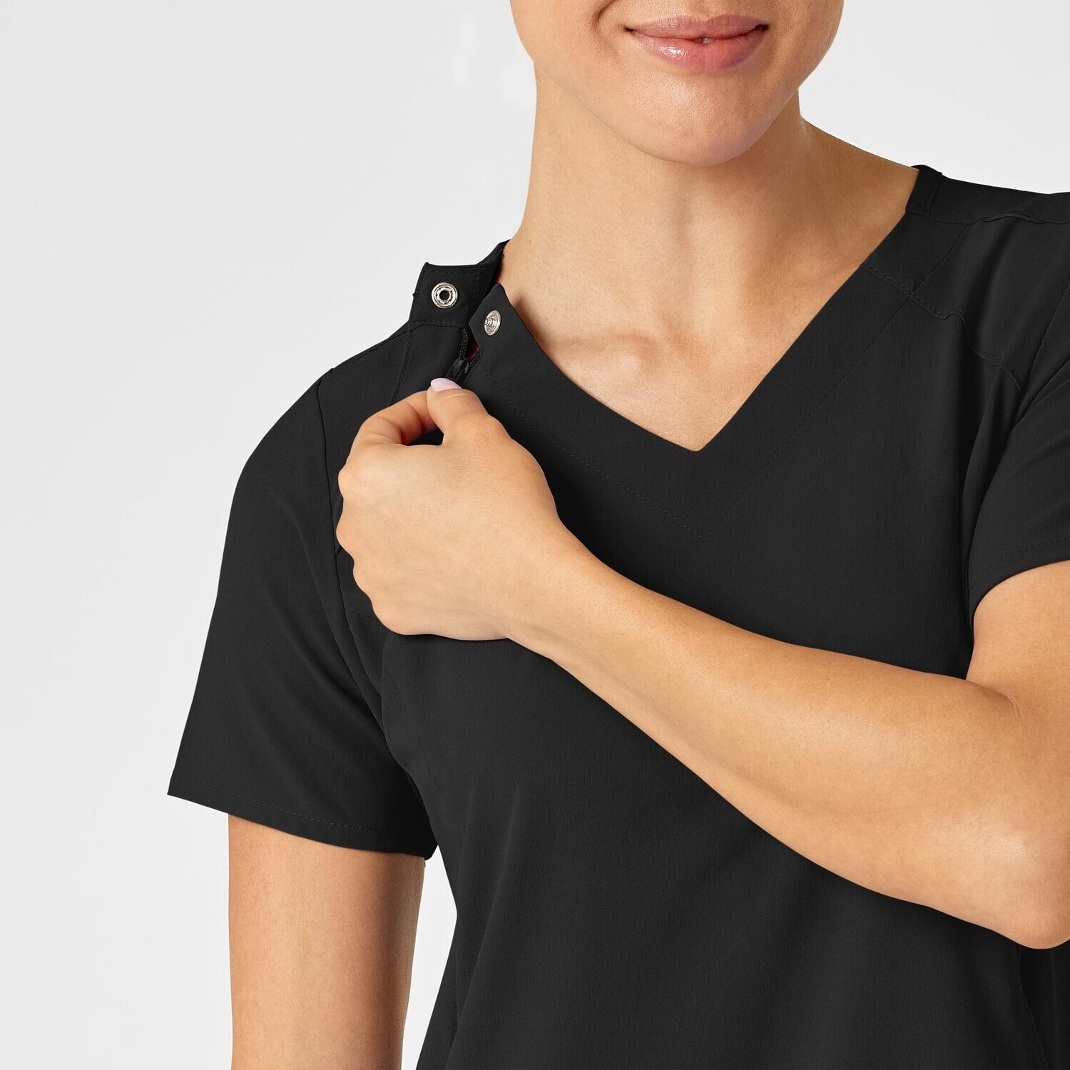 Casacca donna 6234 scollo a V black