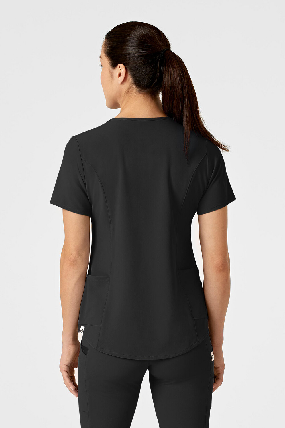 Casacca donna 6234 scollo a V black