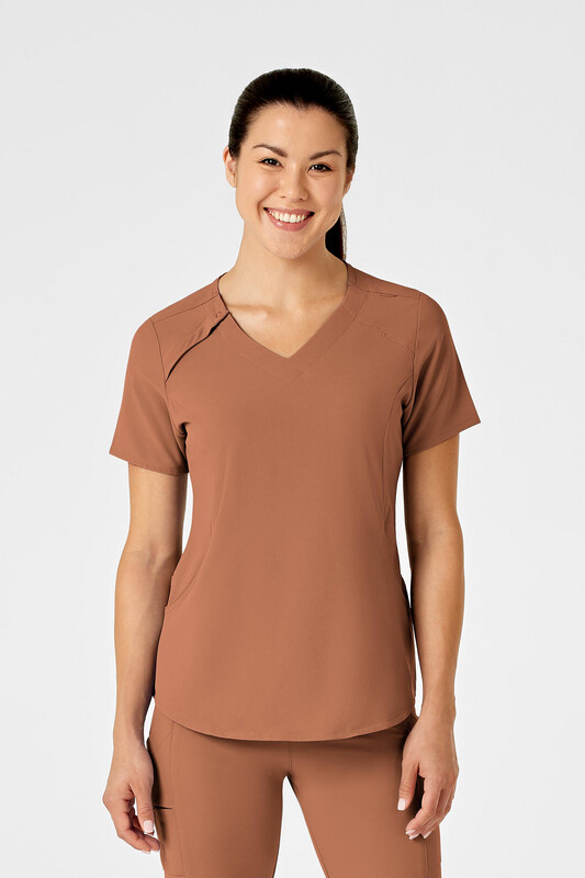 Casacca donna 6234 scollo a V clay