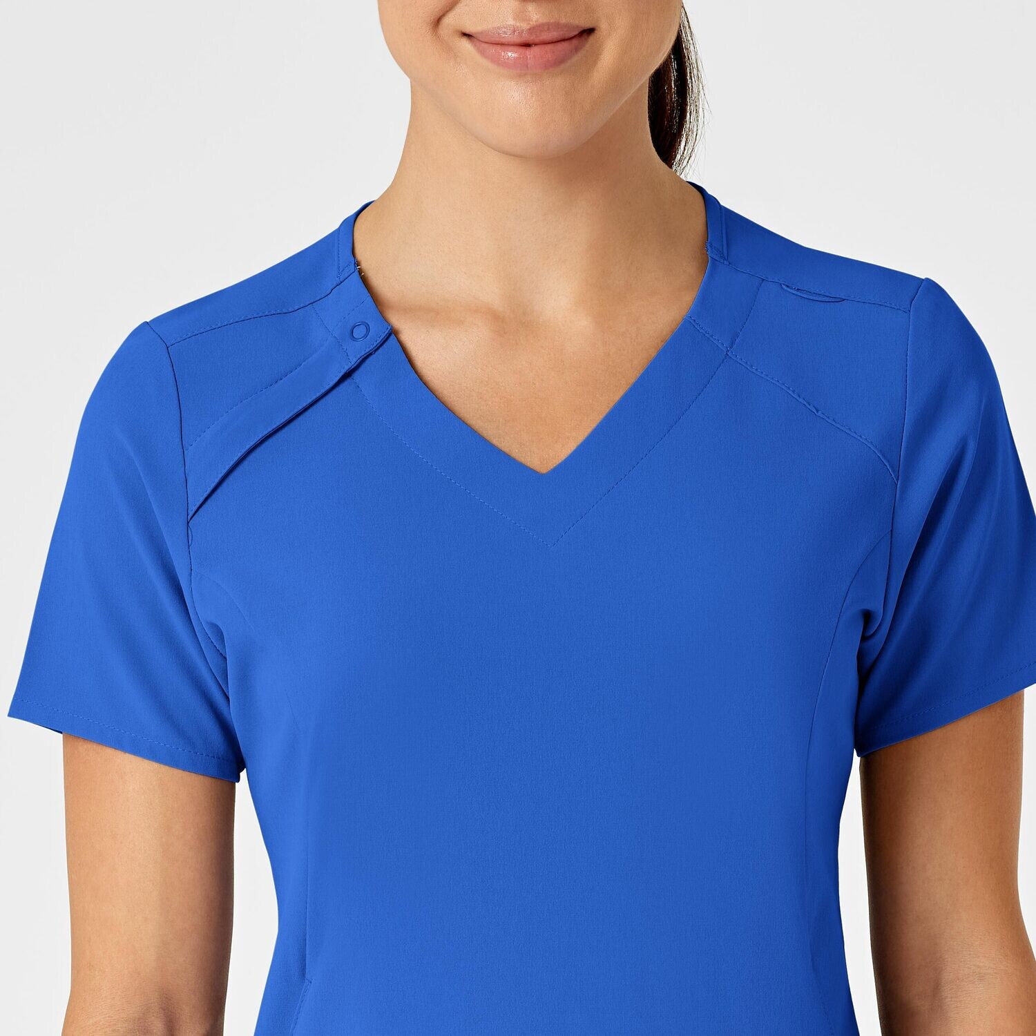 Casacca donna 6234 scollo a V royal blue
