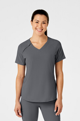 Casacca donna 6234 scollo a V pewter