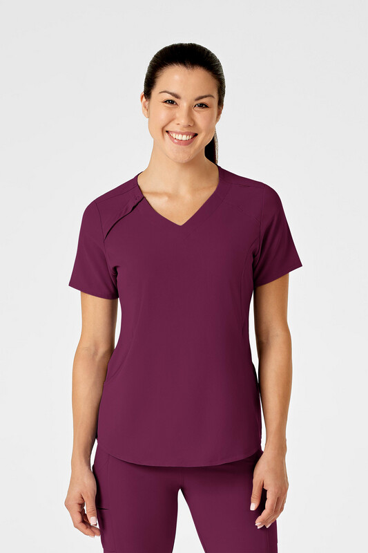 Casacca donna 6234 scollo a V wine