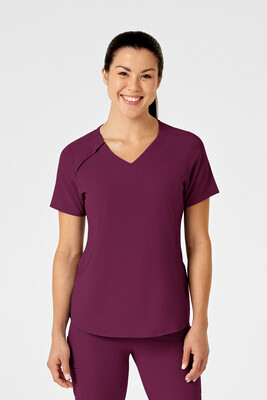 Casacca donna 6234 scollo a V wine