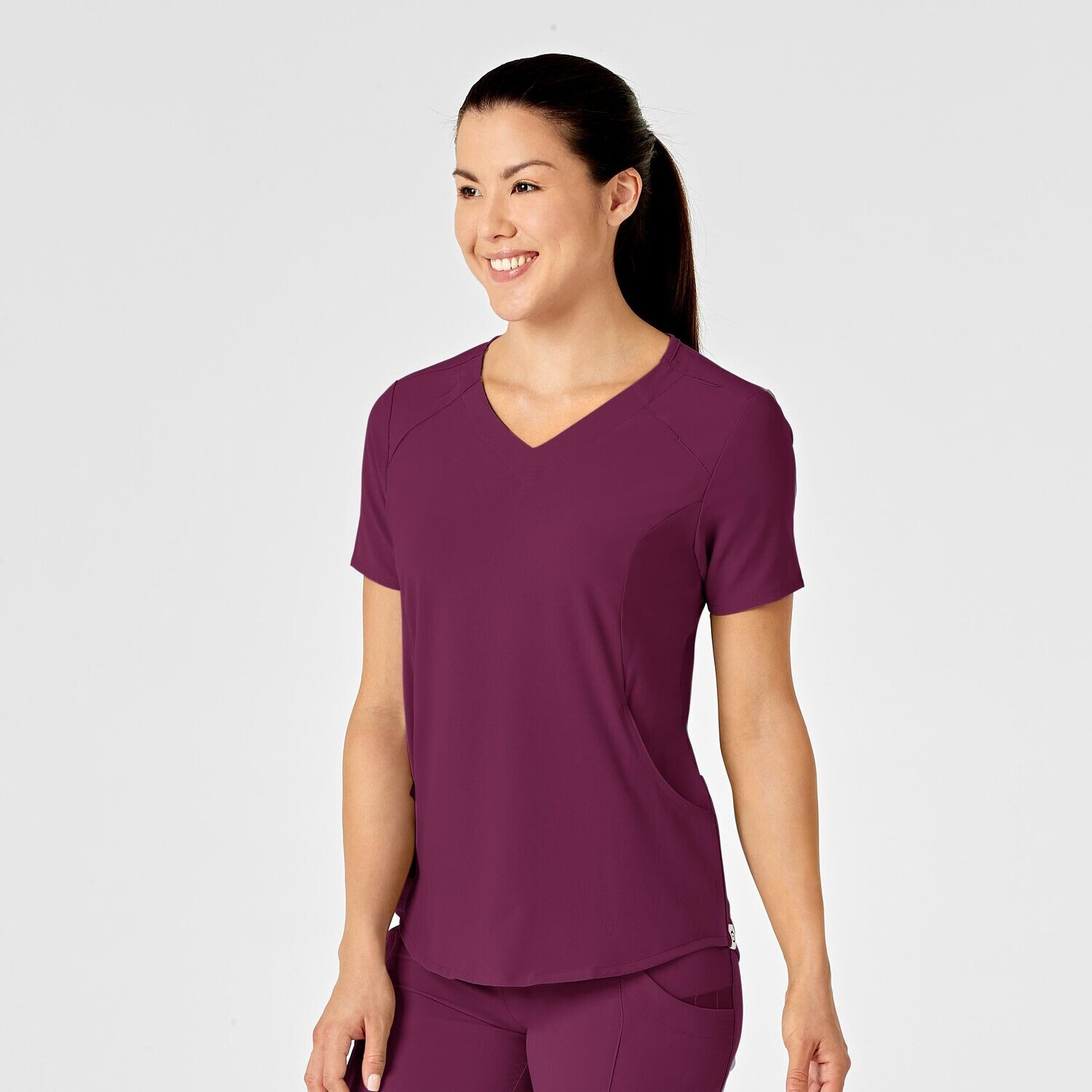 Casacca donna 6234 scollo a V wine