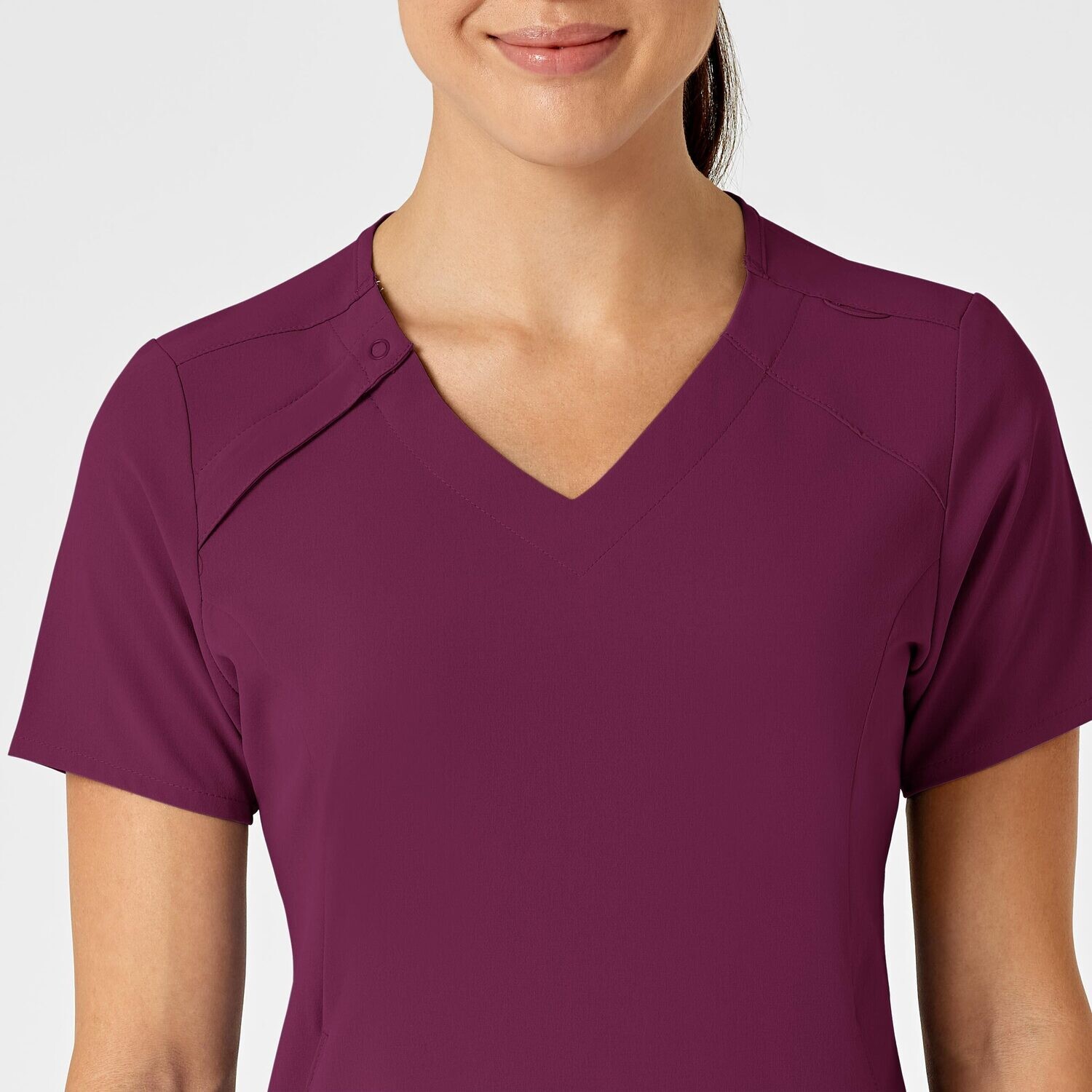 Casacca donna 6234 scollo a V wine
