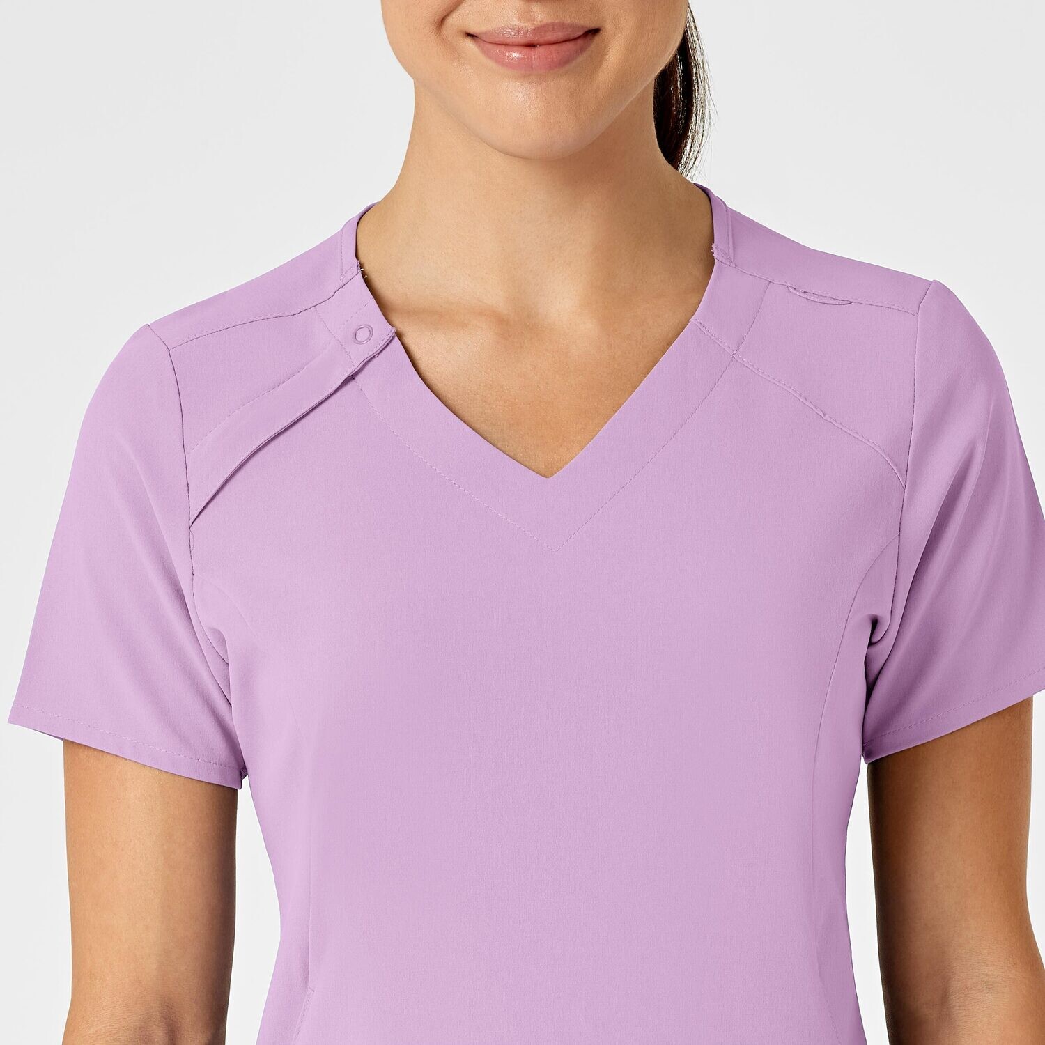 Casacca donna 6234 scollo a V violet
