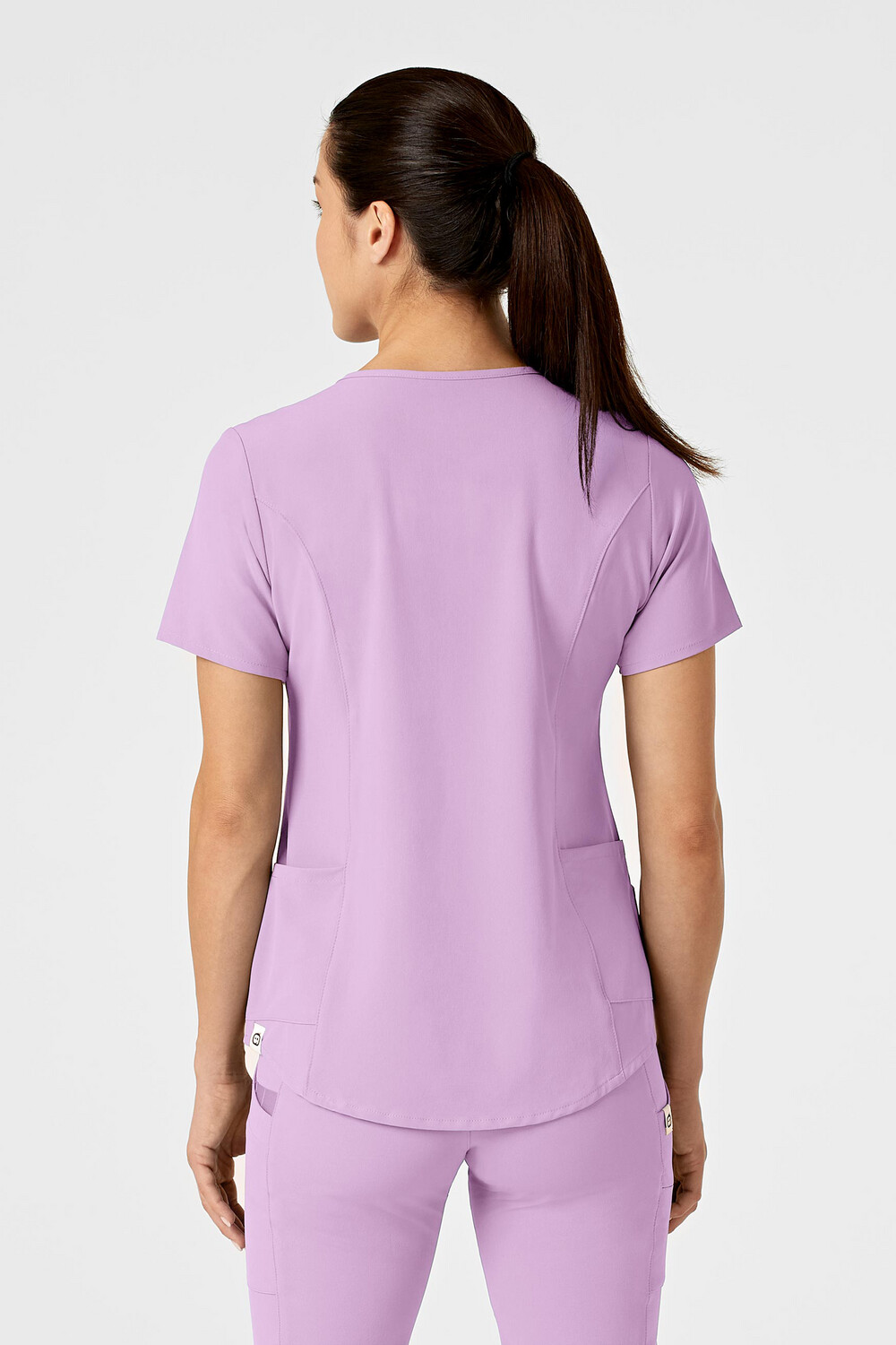 Casacca donna 6234 scollo a V violet