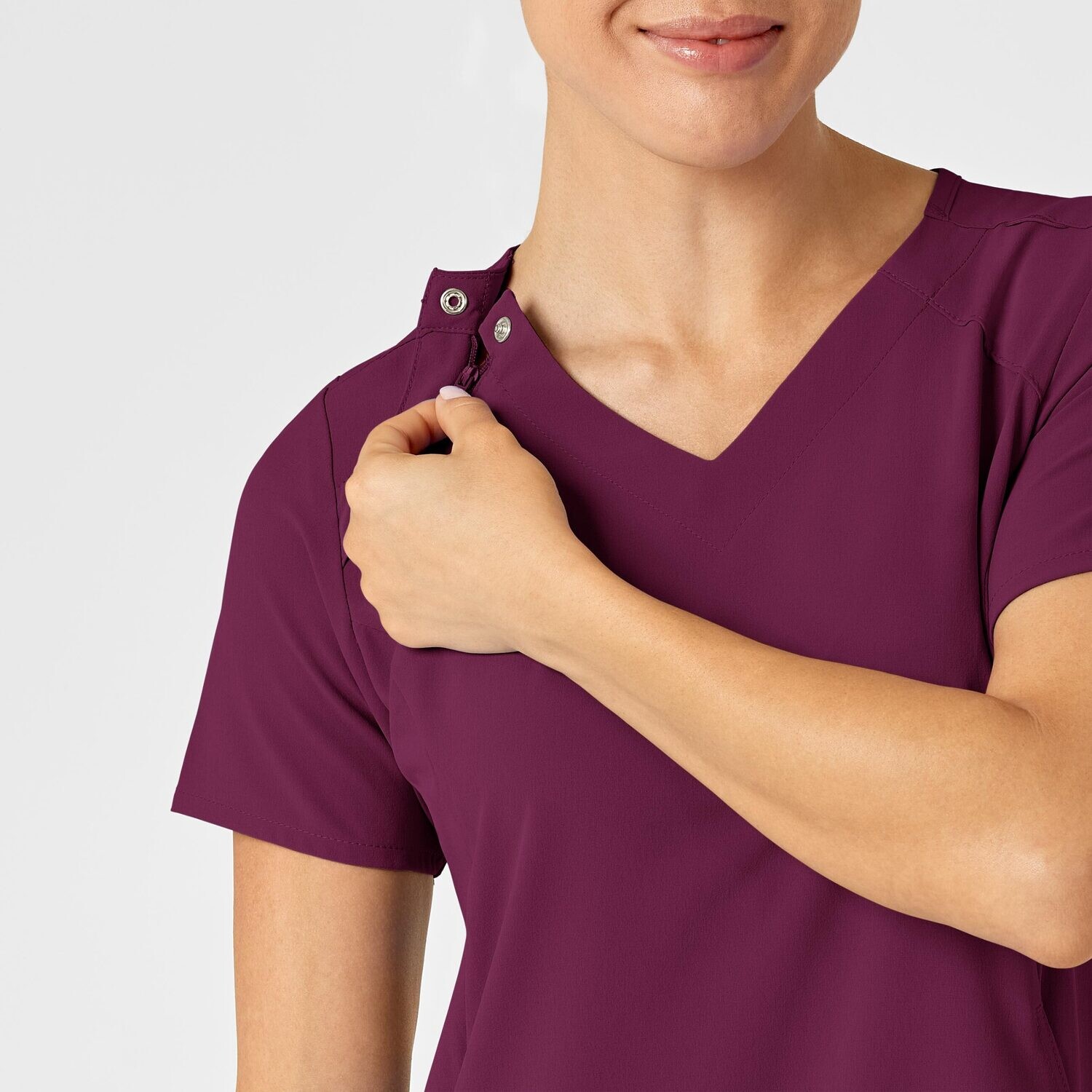 Casacca donna 6234 scollo a V wine