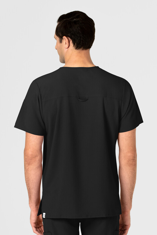 Casacca uomo 6034 scollo a V black