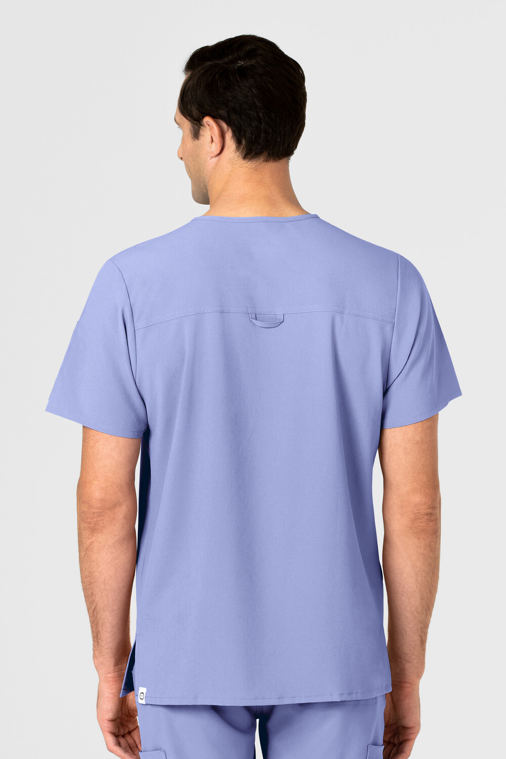 Casacca uomo 6034 scollo a V ceil blue