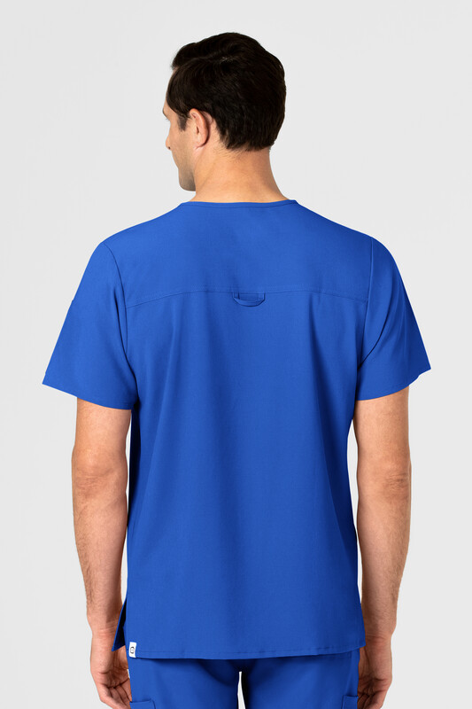 Casacca uomo 6034 scollo a V royal blue