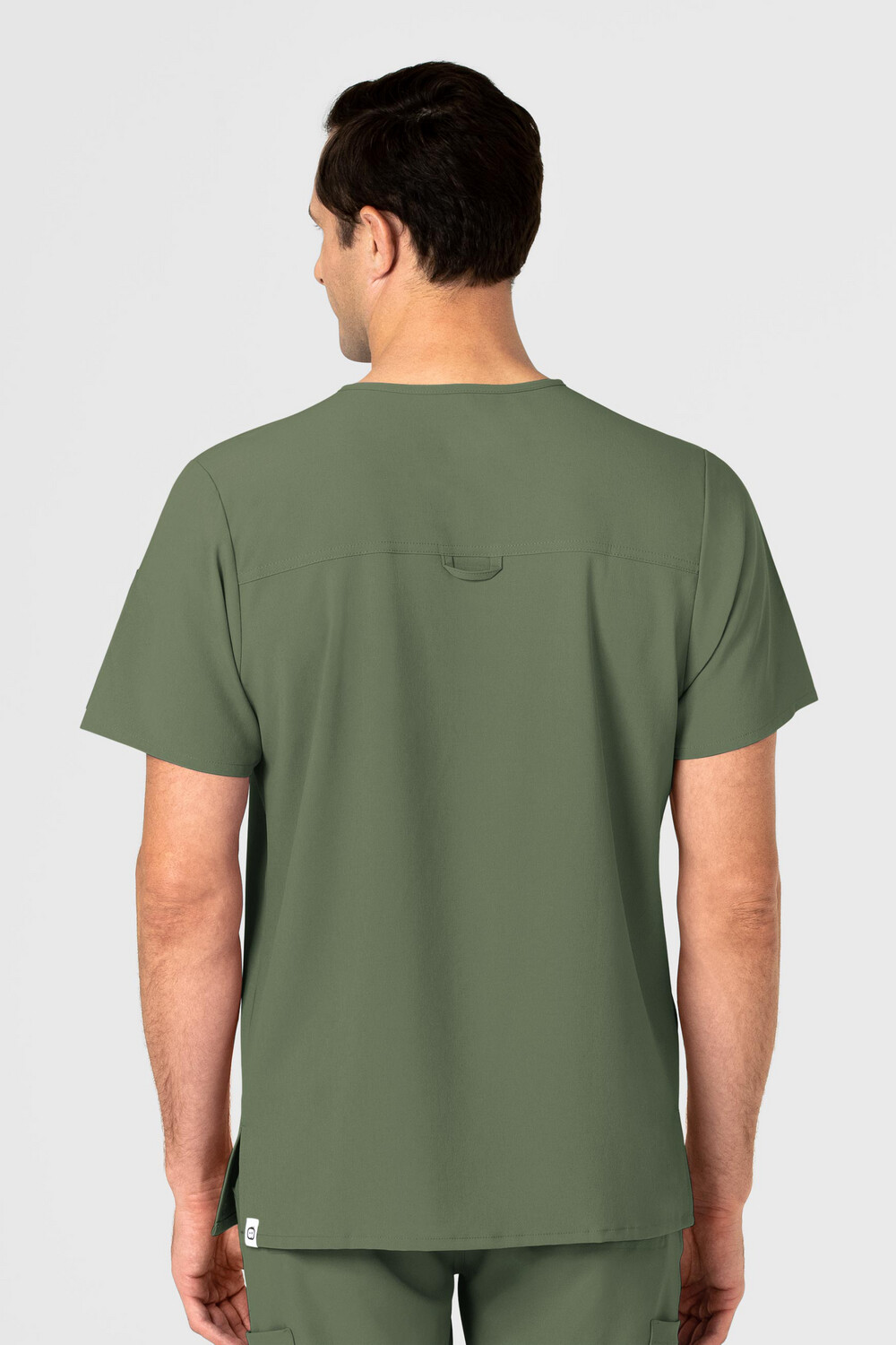 Casacca uomo 6034 scollo a V olive
