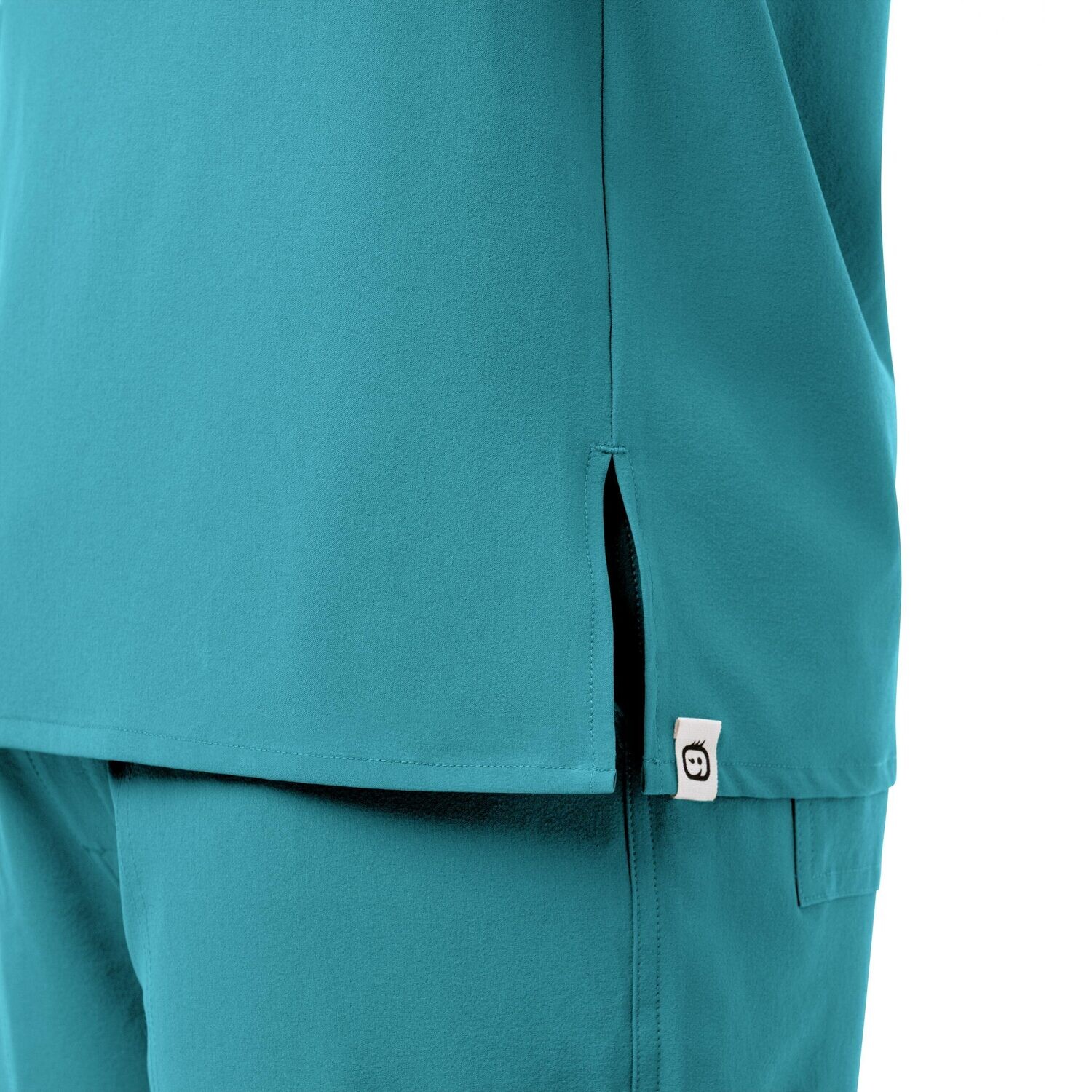 Casacca uomo 6034 scollo a V teal blue