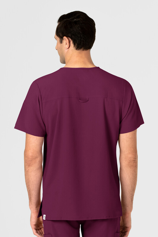 Casacca uomo 6034 scollo a V wine