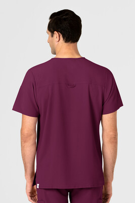 Casacca uomo 6034 scollo a V wine