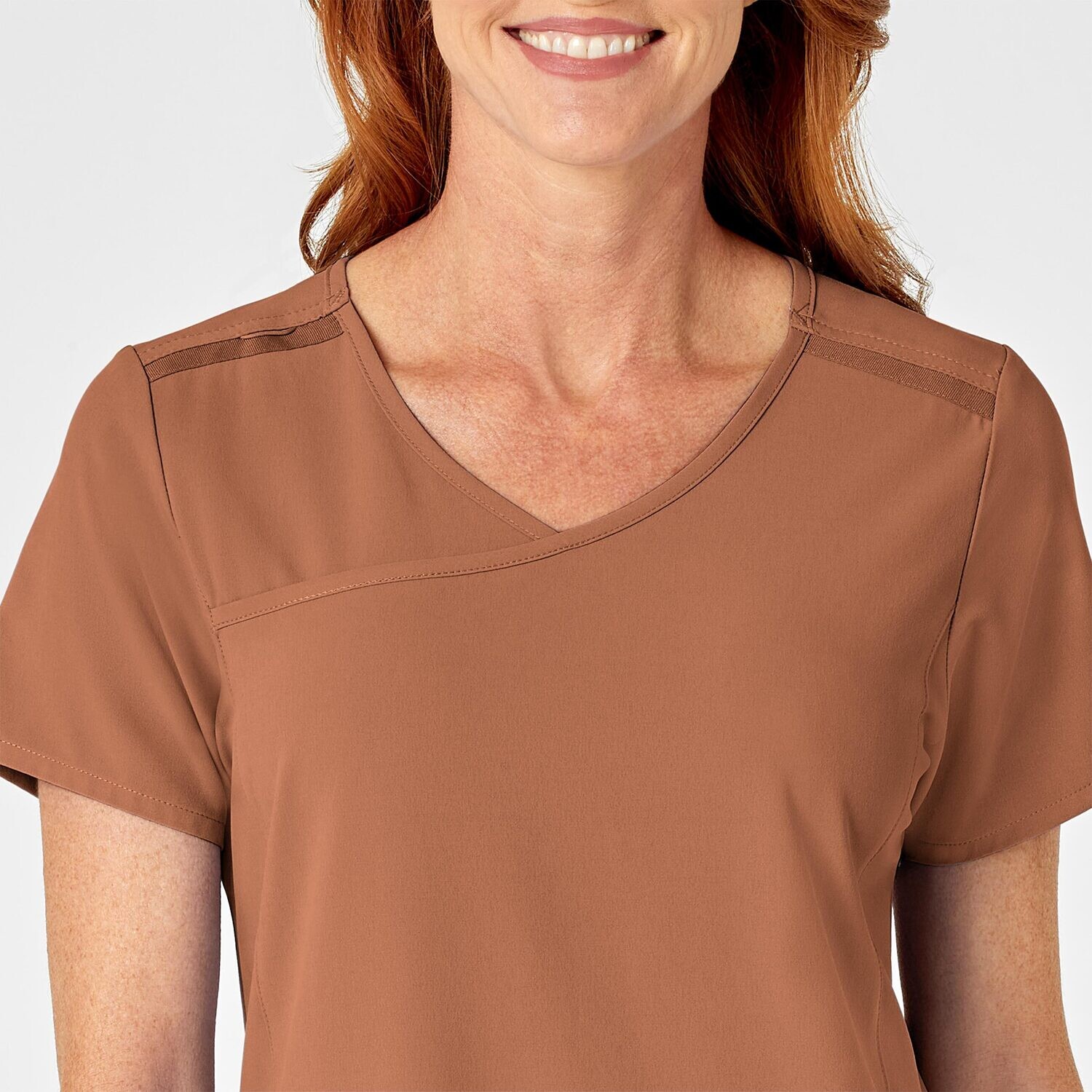 Casacca donna 6334 scollo a Y clay