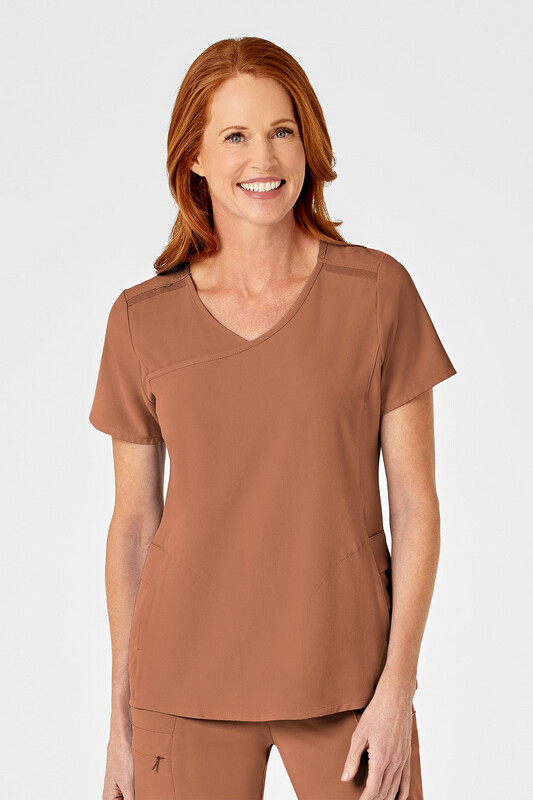 Casacca donna 6334 scollo a Y clay