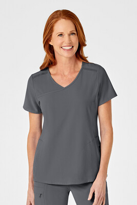 Casacca donna 6334 scollo a Y pewter
