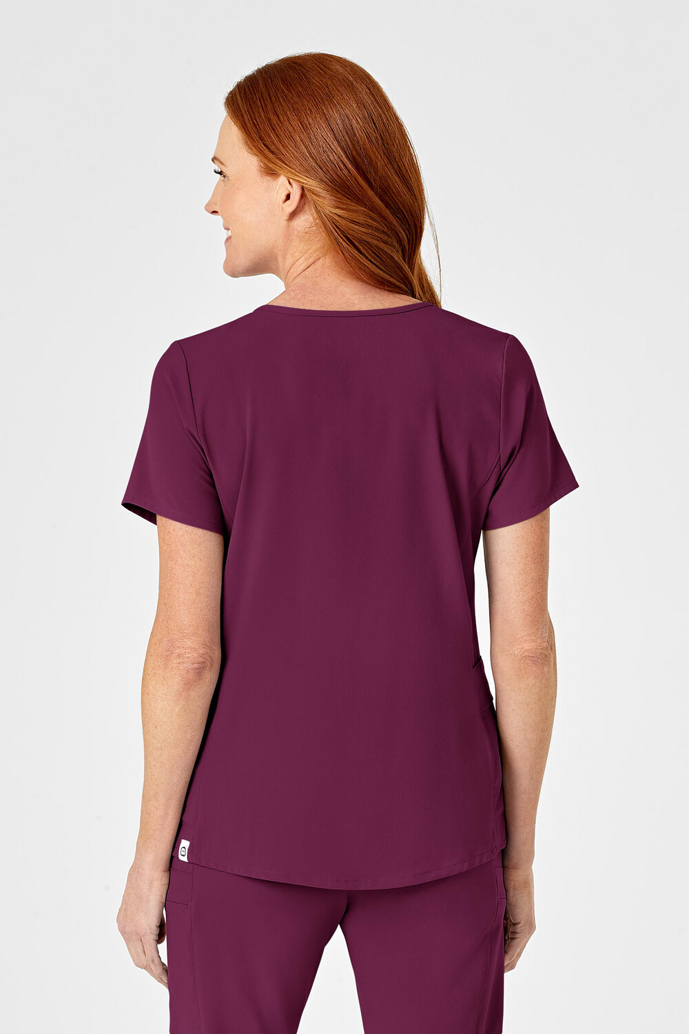 Casacca donna 6334 scollo a Y wine
