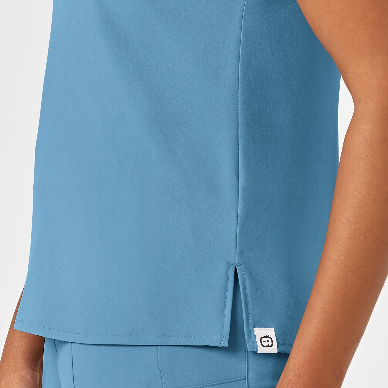 Casacca donna 6434 scollo alla coreana bay blue