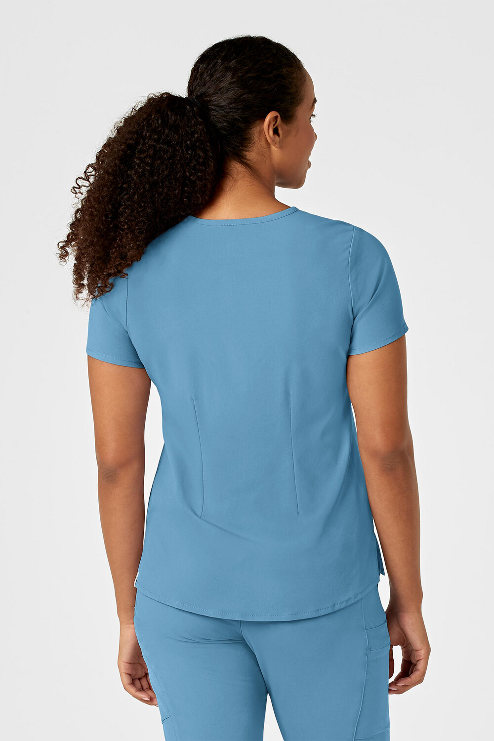Casacca donna 6434 scollo alla coreana bay blue
