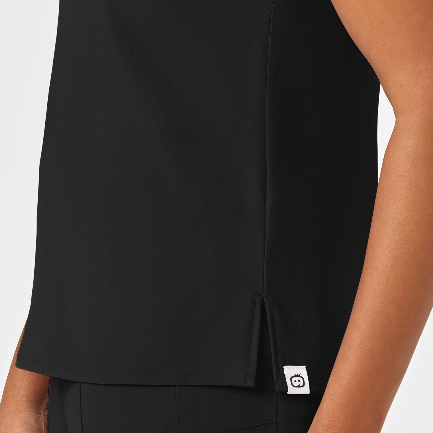 Casacca donna 6434 scollo alla coreana black