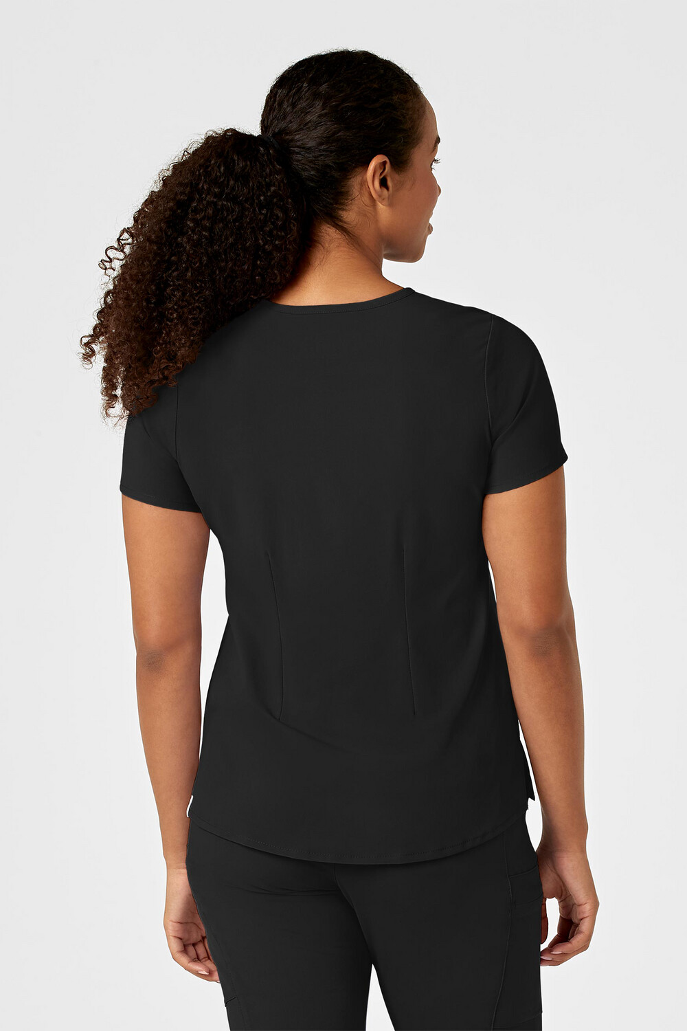 Casacca donna 6434 scollo alla coreana black