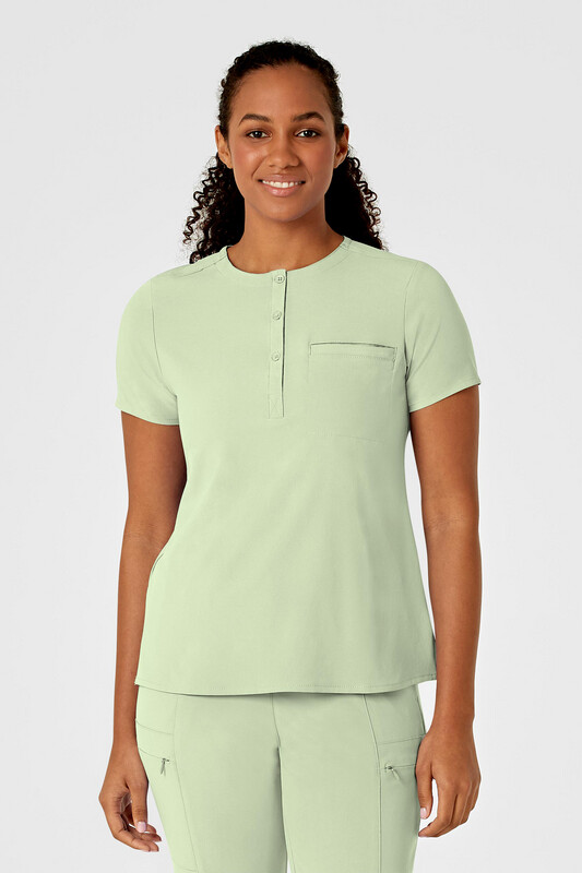Casacca donna 6434 scollo alla coreana fresh mint