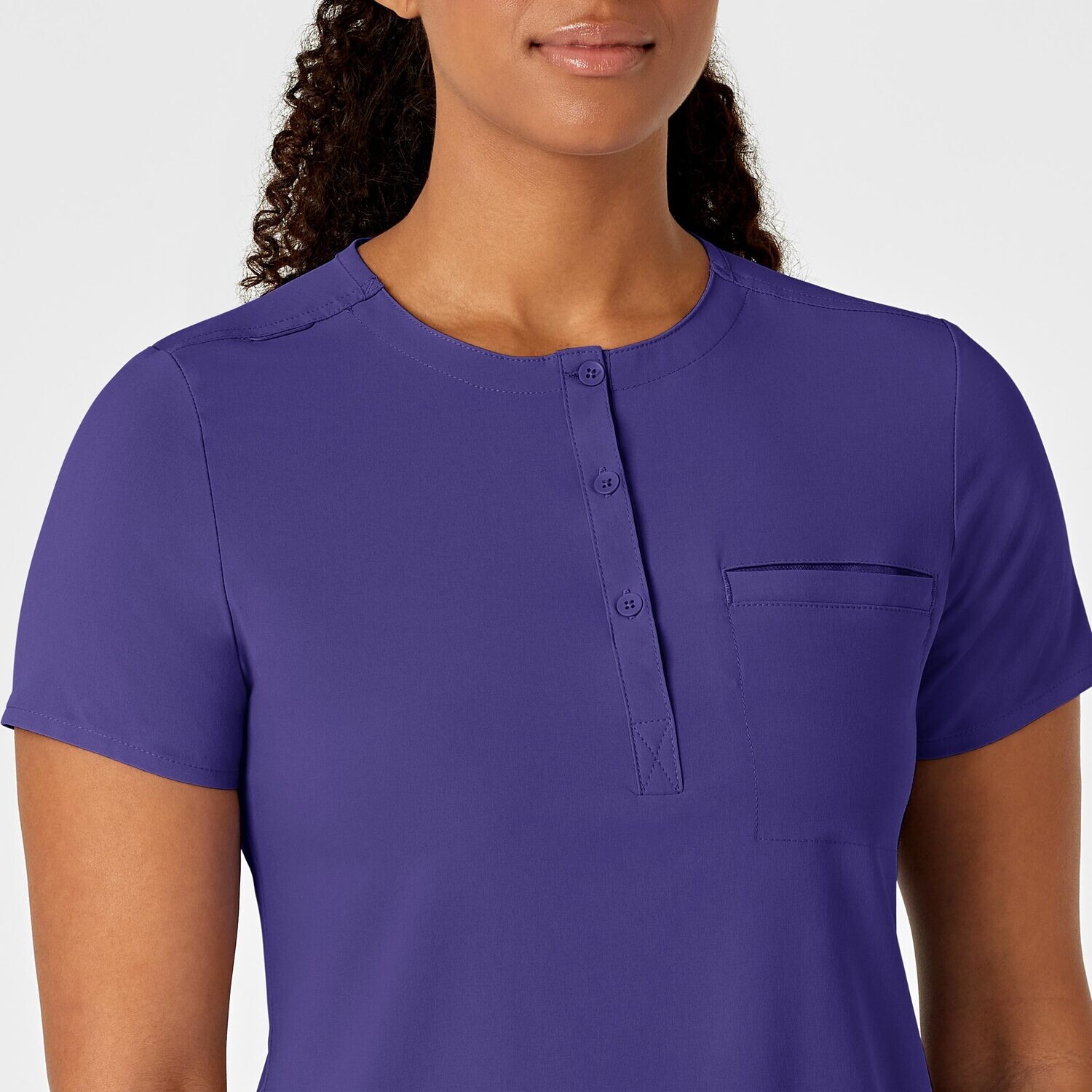 Casacca donna 6434 scollo alla coreana grape
