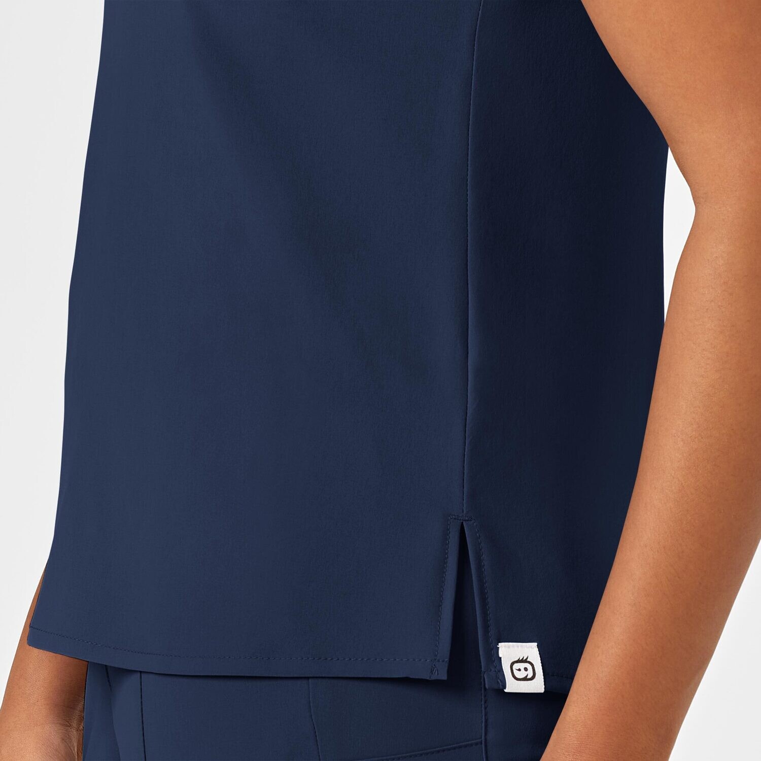 Casacca donna 6434 scollo alla coreana navy blue