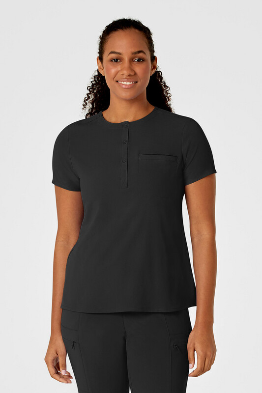 Casacca donna 6434 scollo alla coreana black