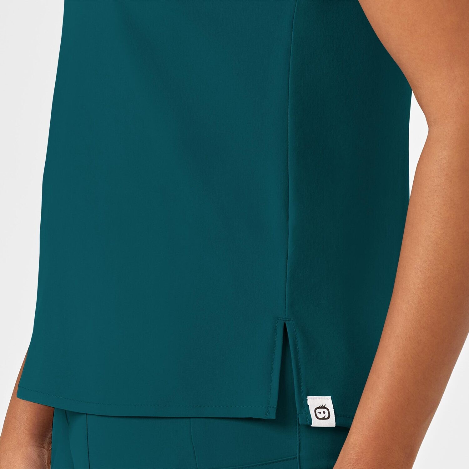 Casacca donna 6434 scollo alla coreana caribbean blue