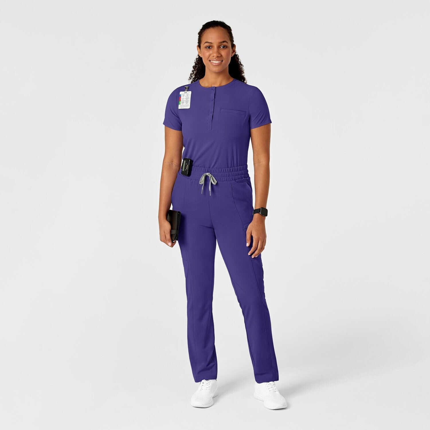 Casacca donna 6434 scollo alla coreana grape