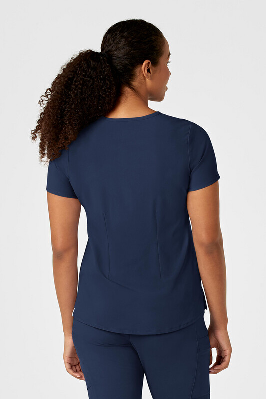 Casacca donna 6434 scollo alla coreana navy blue