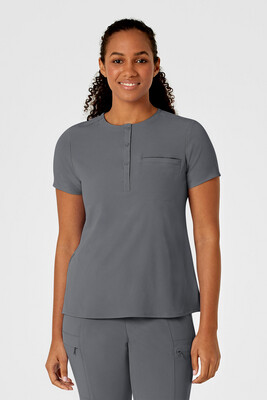 Casacca donna 6434 scollo alla coreana pewter