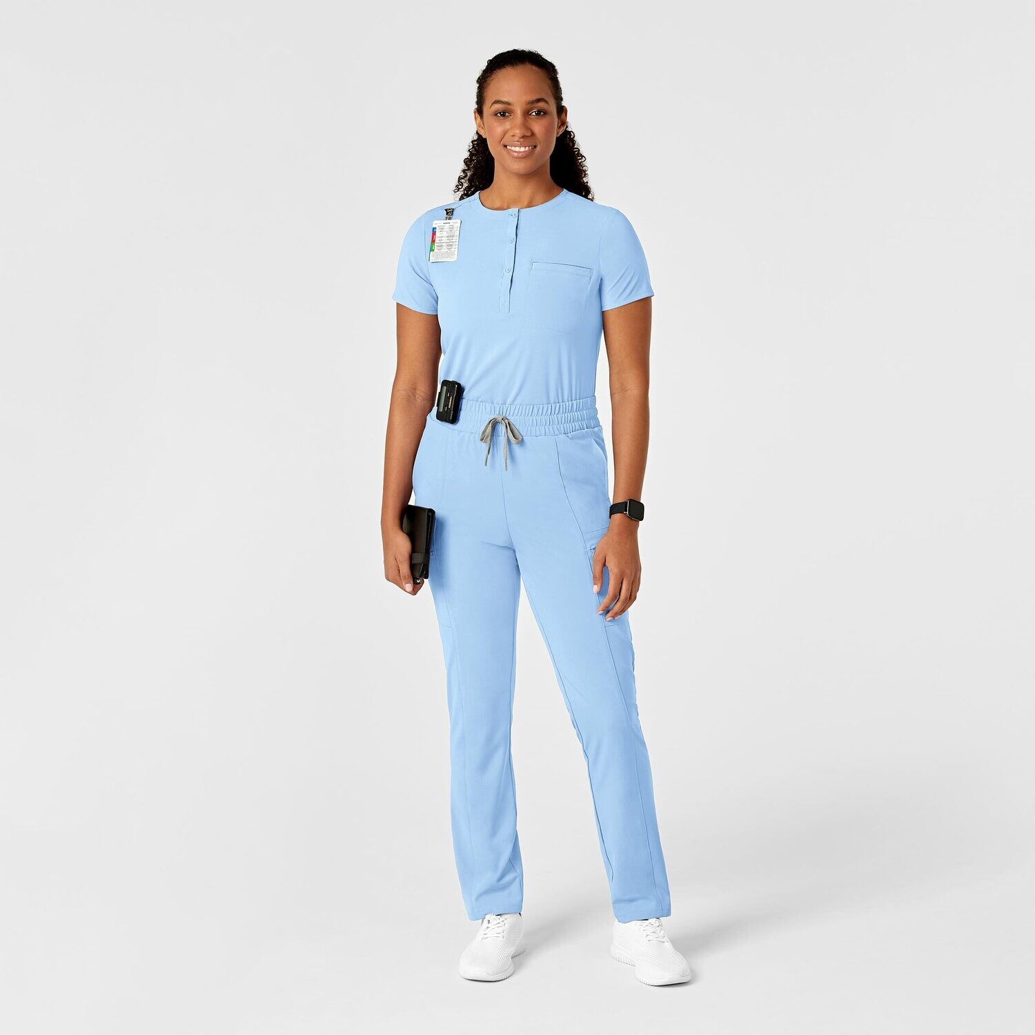 Casacca donna 6434 scollo alla coreana powder