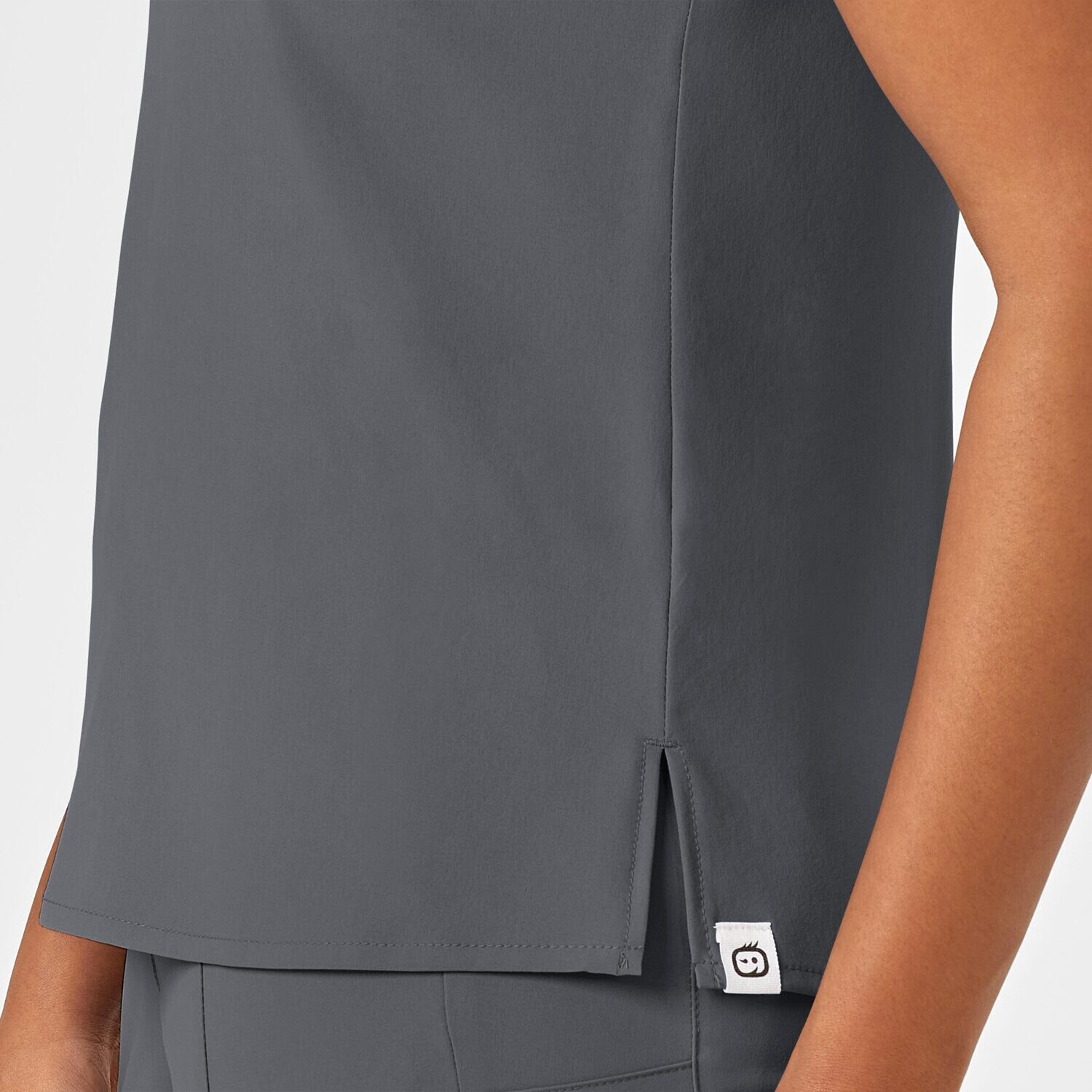 Casacca donna 6434 scollo alla coreana pewter