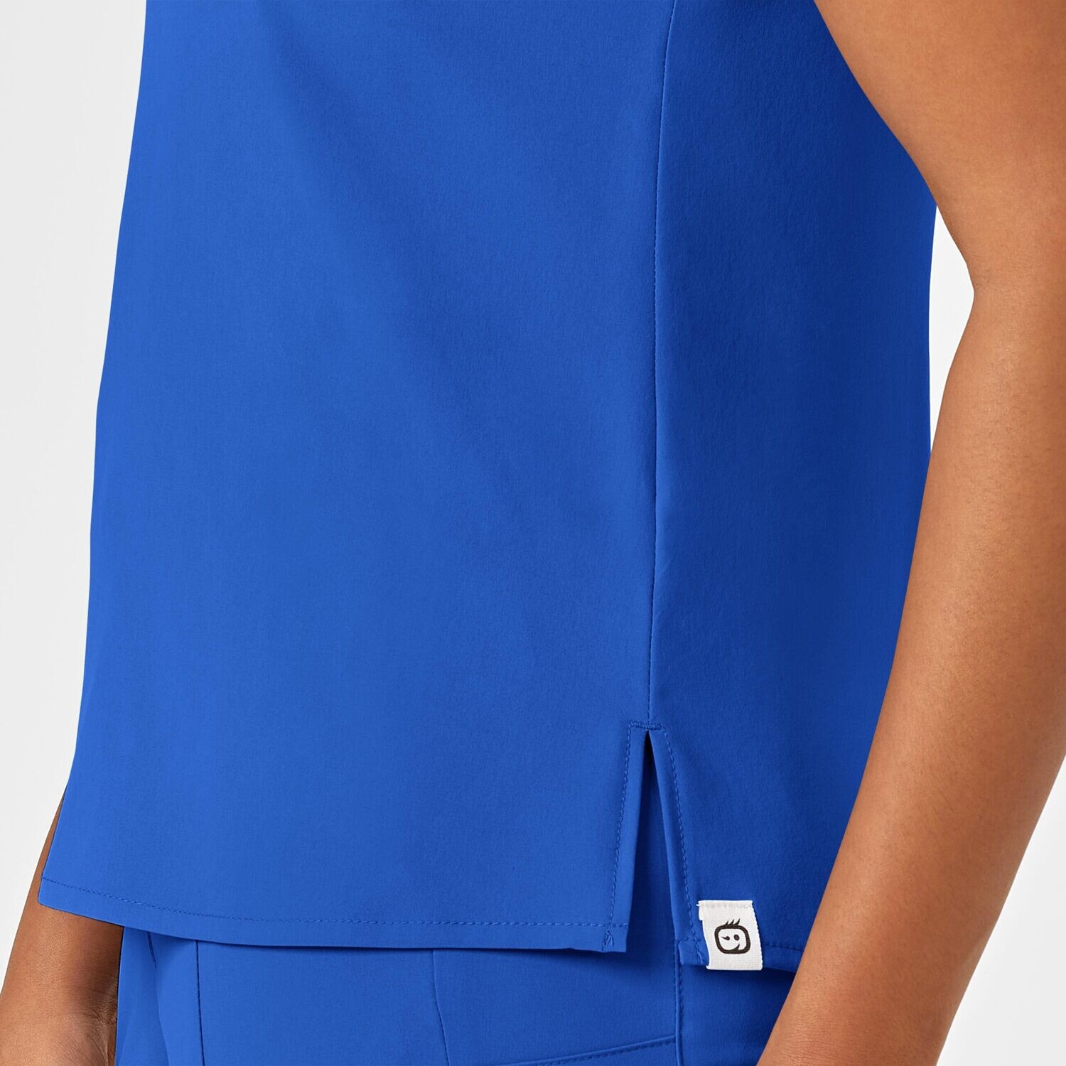 Casacca donna 6434 scollo alla coreana royal  blue