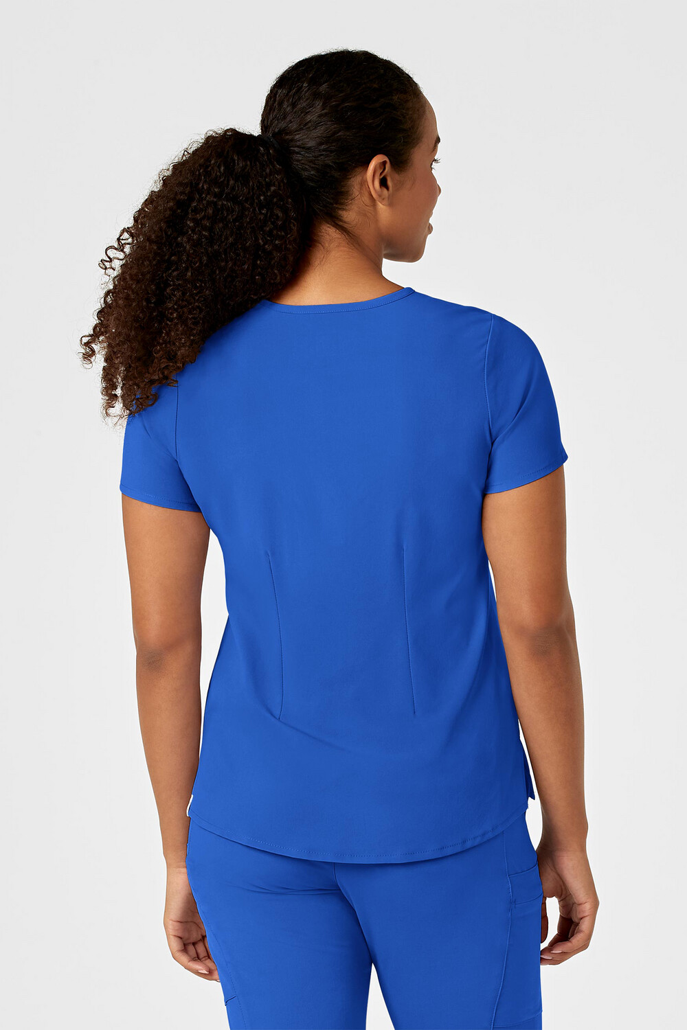 Casacca donna 6434 scollo alla coreana royal  blue