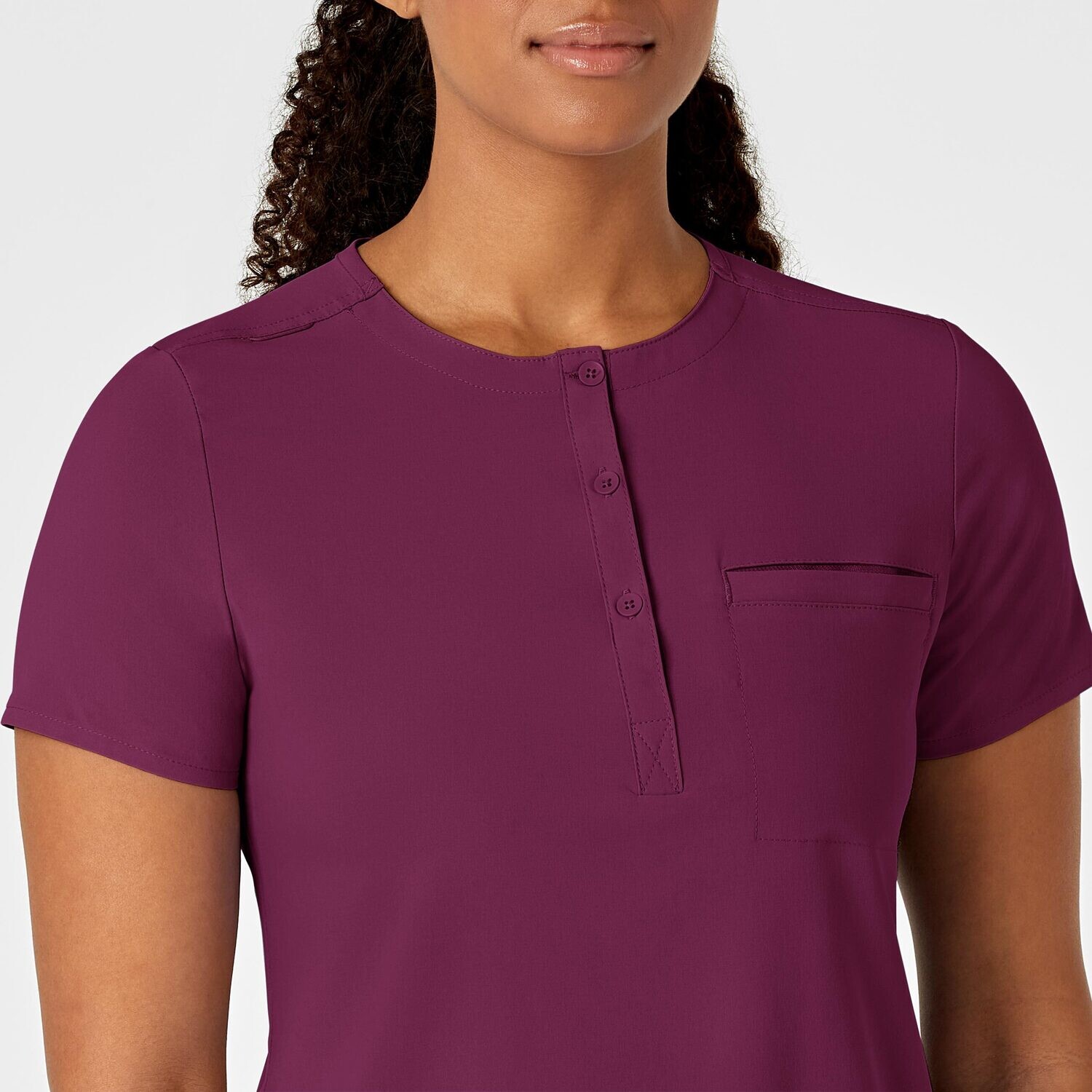 Casacca donna 6434 scollo alla coreana wine