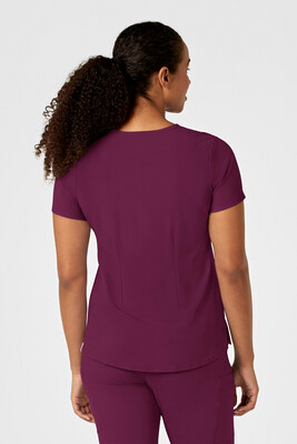 Casacca donna 6434 scollo alla coreana wine