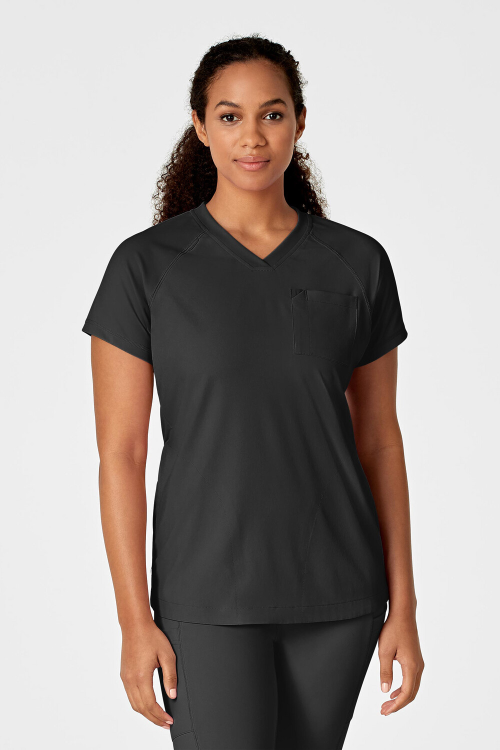 Casacca donna 6534 scollo a V black