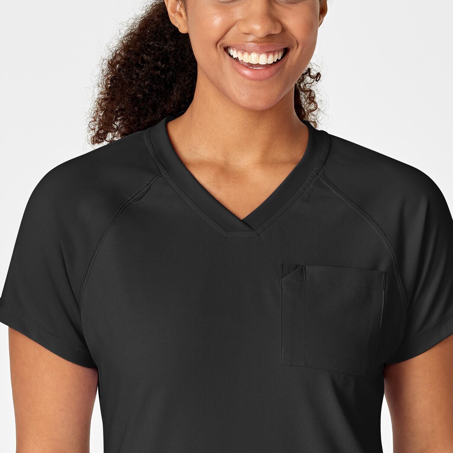 Casacca donna 6534 scollo a V black