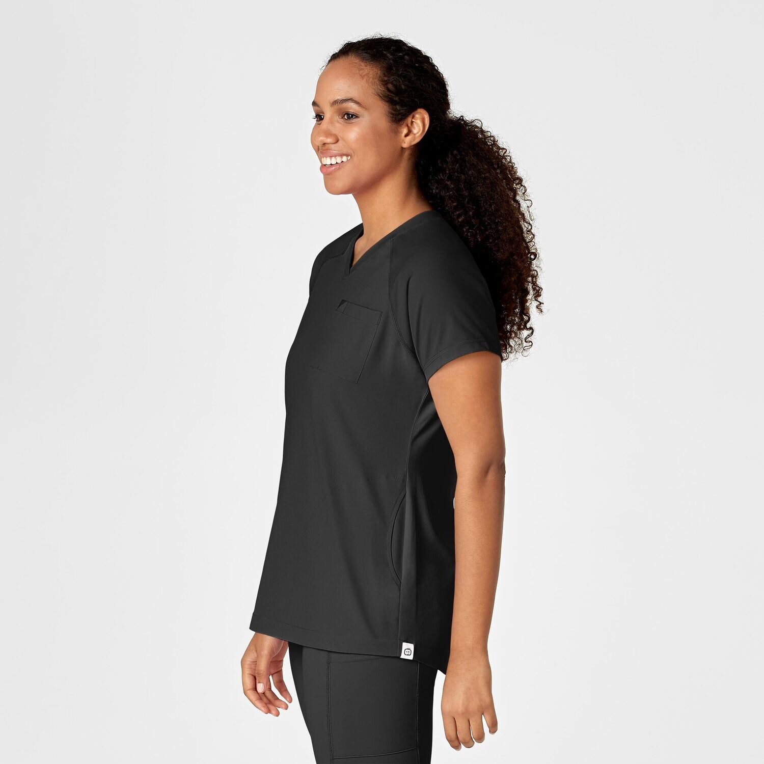 Casacca donna 6534 scollo a V black