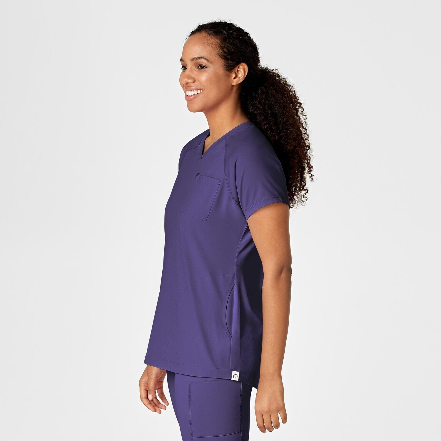 Casacca donna 6534 scollo a V grape