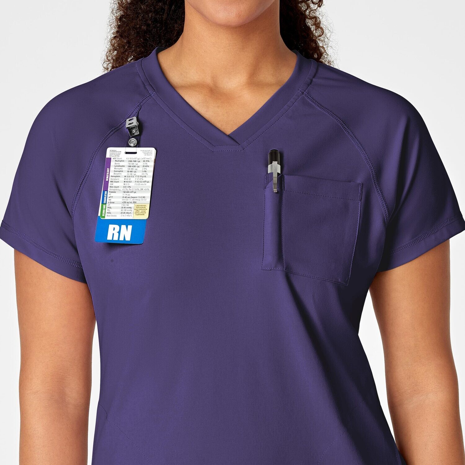 Casacca donna 6534 scollo a V grape