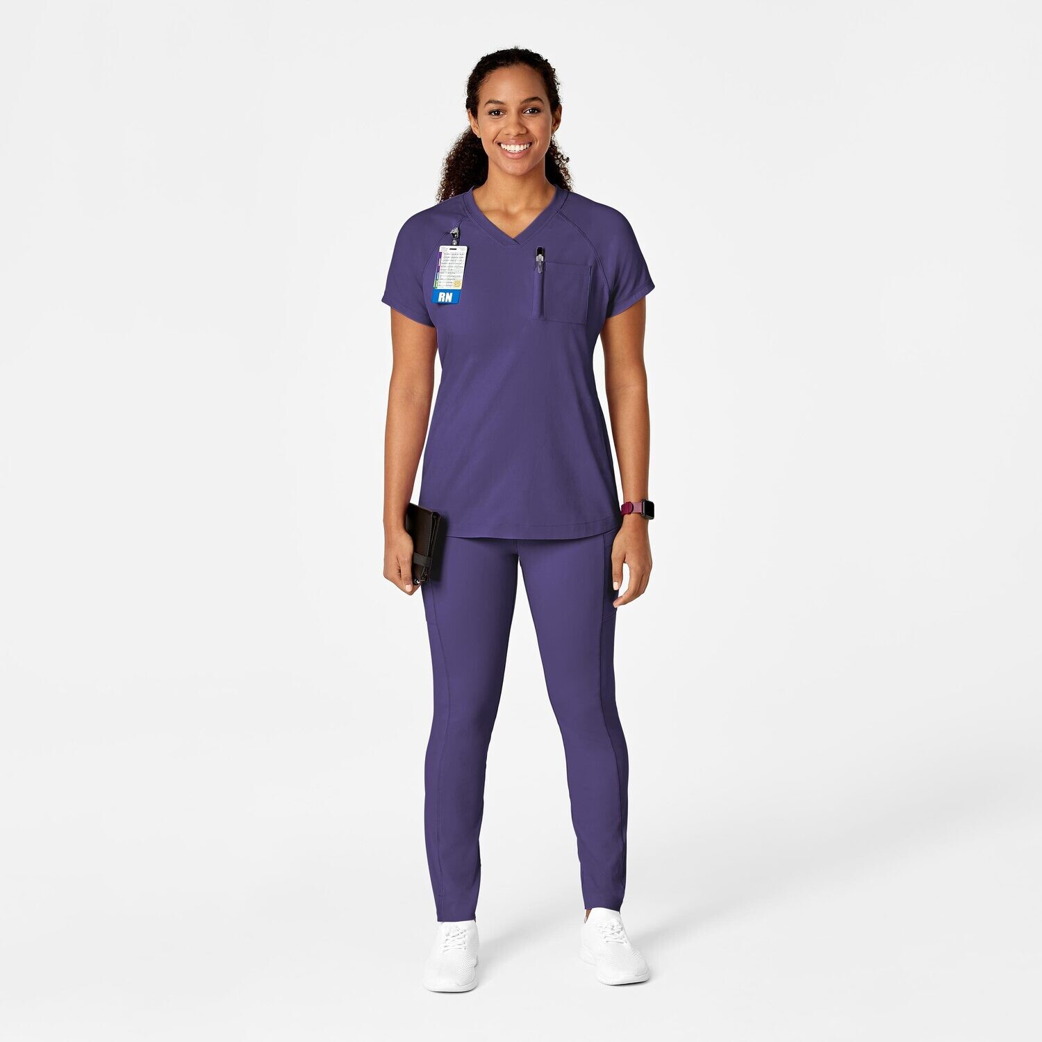Casacca donna 6534 scollo a V grape