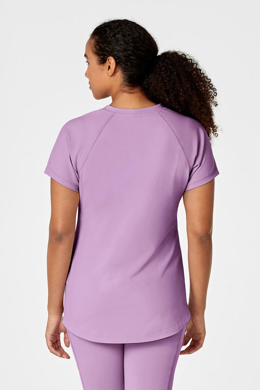 Casacca donna 6534 scollo a V violet