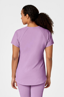 Casacca donna 6534 scollo a V violet